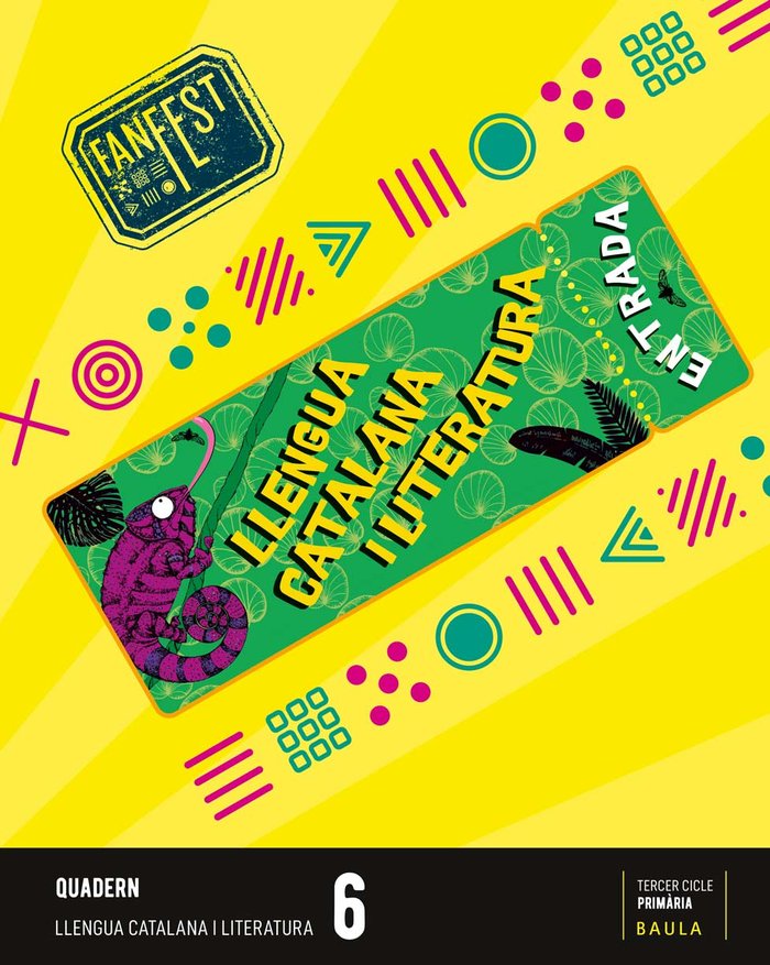 Quadern Llengua catalana i literatura 6è Primària Fanfest | Varios autores | 9788447949762 (Baula)