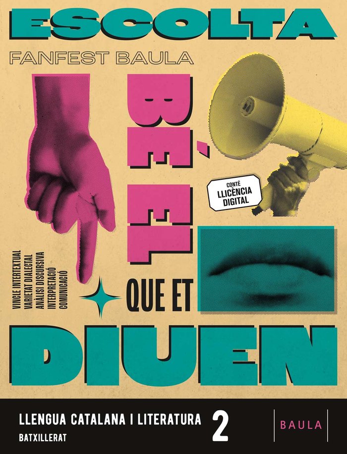 ✅ LLENGUA CATALANA 2ºBACH CATALUÑA 23 FANFEST I AA,VV I BAULA I 9788447950126