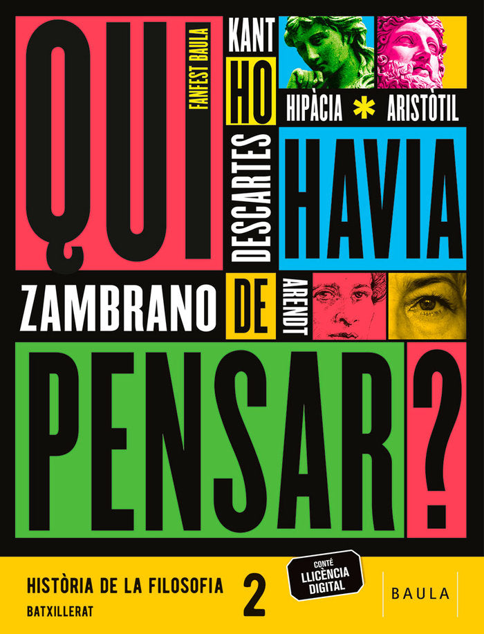 ✅ FILOSOFIA 2ºBACH CATALUÑA 23 FANFEST I AA,VV I BAULA I 9788447950140