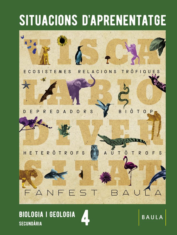 Quadern Situacions d'aprenentatge Biologia i Geologia 4t Secundària | Departament d'Edicions Educatives de Baula | 9788447952793 (BAULA)