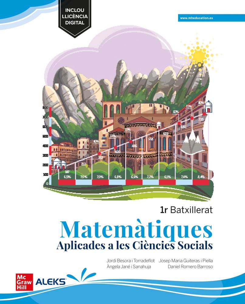 ✅ MATEMATIQUES CCSS 1ºNB CATALAN 22 LOMLOE I BESORA,JORD, GUITERAS,JOSEP MARIA, JANE, I MCGRAW-HILL I 9788448631369
