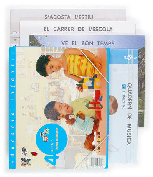 TRES TAMBORS 4 ANYS, TERCER TRIMESTRE (SENSE MON DE CONTES) | VILA RUIZ, ANNA/MOLINER AVELLANEDA, ANNA | 9788466109826 (Cruilla Sm)