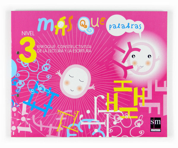 MAS QUE PALABRAS LECTOESCRITURA 3 5AÑOS 07 SMVAR05EI | AA,VV, | 9788467511956 (Sm)