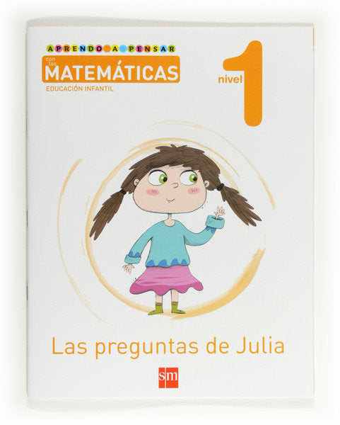 APRENDO A PENSAR CON MATEMATICAS 1 3AÑOS 12 SMMAT03EI | Varios Autores | 9788467544923 (Sm)