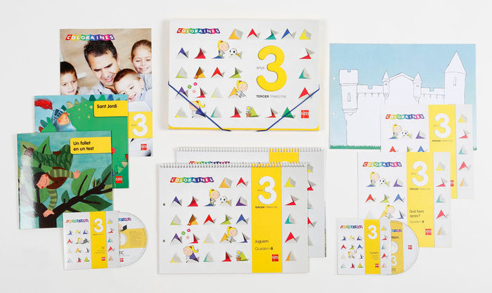 COLORAINES, 3 ANYS, 3 TRIMESTRE | Varios Autores | 9788467560961 (Sm)