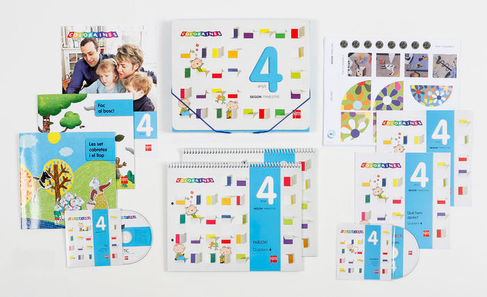 COLORAINES, 4 ANYS, 2 TRIMESTRE | LACORT HERNANDEZ, YOLANDA/OLLE ESTRUCH, | 9788467560985 (Sm)