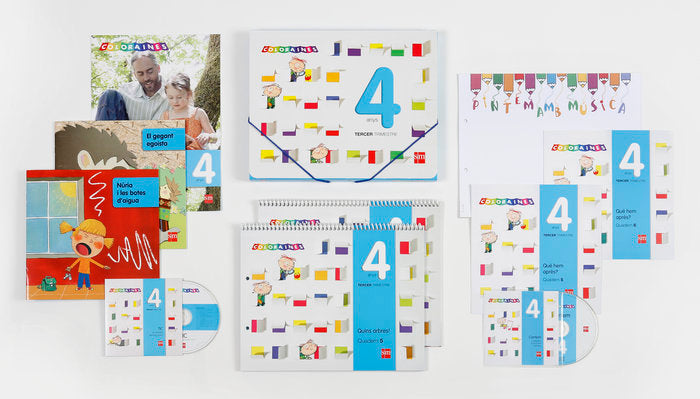 COLORAINES, 4 ANYS, 3 TRIMESTRE | DURAN, MONTSERRAT/PEREZ, CONCHA/RUSIÑOL, | 9788467560992 (Sm)