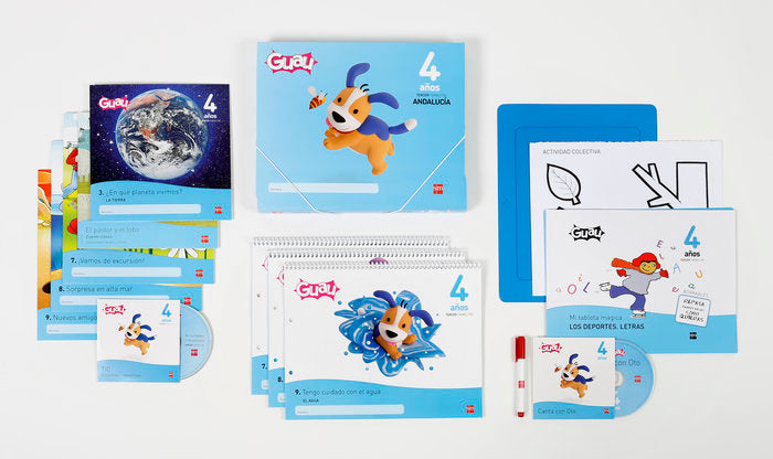 GUAU 4AÑOS 3oTRIMESTRE 13 ANDALUCIA SMGLO04EI | AA,VV | 9788467561746 (Sm)