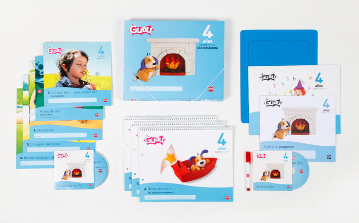 GUAU 4AÑOS 2oTRIM,13 EXTREMADURA SMGLO04EI | AA,VV | 9788467561821 (Sm)