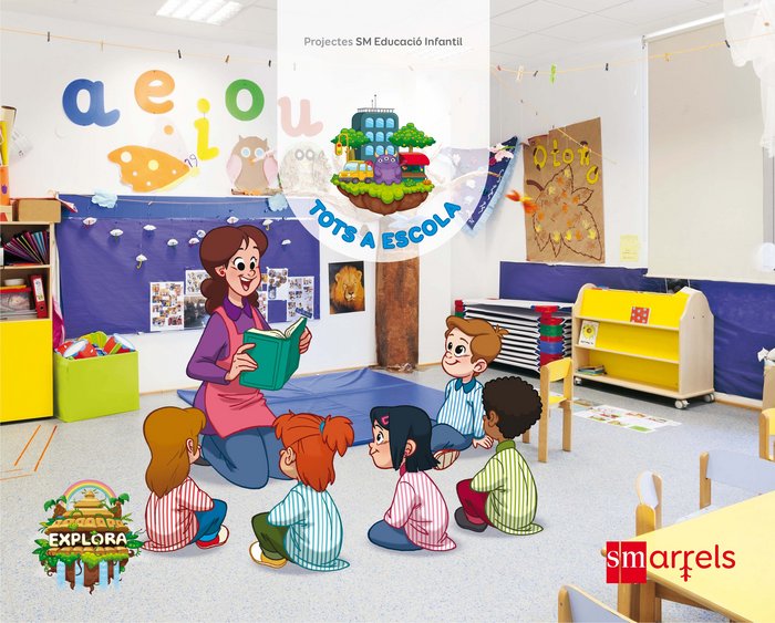TOTS A ESCOLA, NIVEL 1, 1 TRIMESTRE, EXPLORA | Varios Autores | 9788467593709 (Sm)