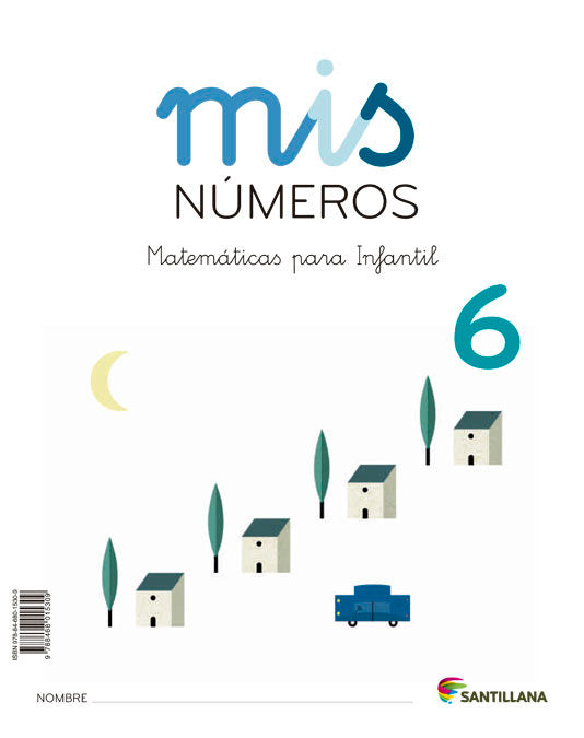 MIS NUMEROS 6 (CUAD+ALBUM) 5AÑOS 13 SANMAT05EI | AA,VV | 9788468015309 (Santillana)