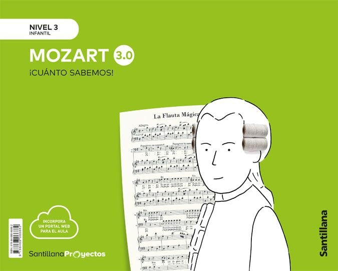 CUANTO SABEMOS 3,0 3 MOZART 5AÑOS 21 | AA,VV | 9788468066882 (Santillana)