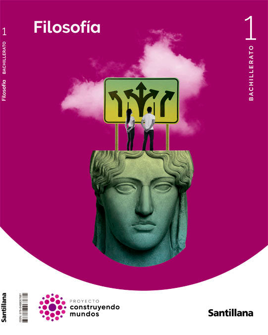 ✅ FILOSOFIA 1ºNB 22 CONSTRUYENDO MUNDOS I AA,VV I SANTILLANA I 9788468067681