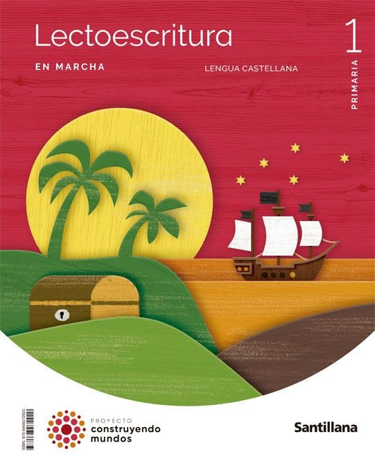 LENGUA 1oEP MARCHA 22 CONSTRUYENDO MUNDOS | AA,VV | 9788468072920 (Santillana)