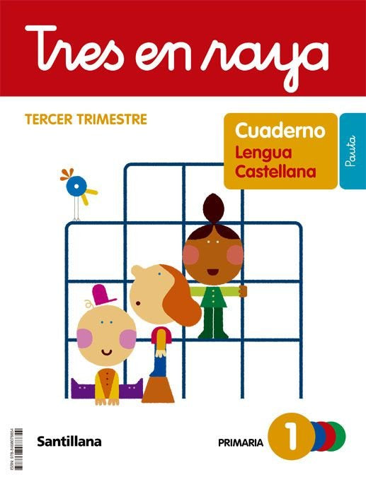 CUAD,LENGUA 3 1oEP PAUTA 22 TRES EN RAYA | AA,VV | 9788468078854 (Santillana)