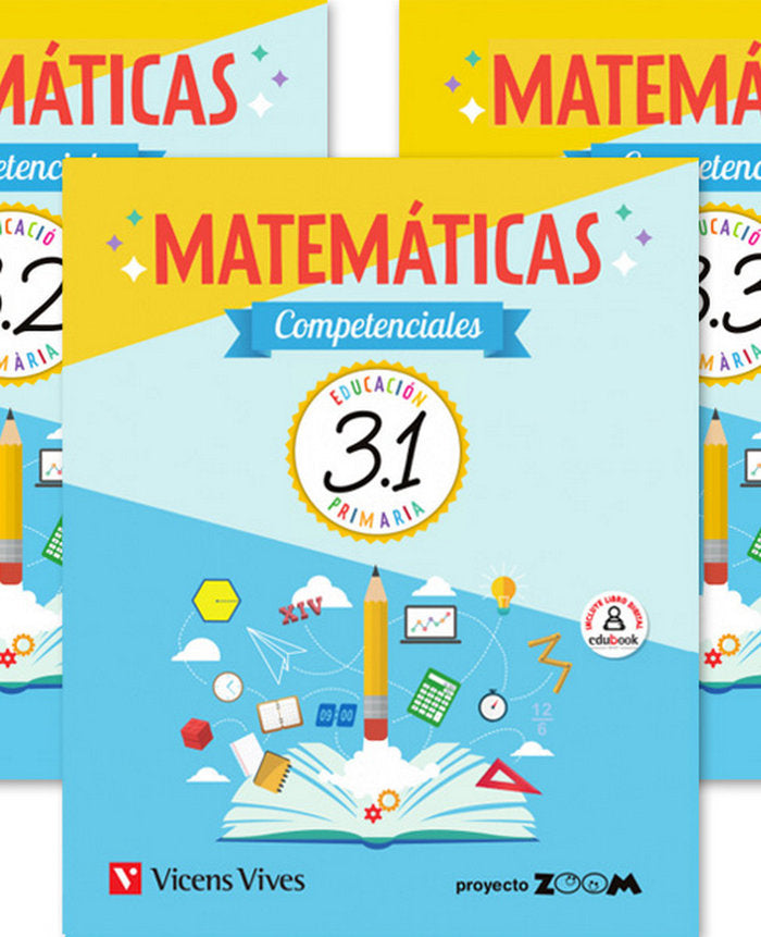 MATEMATICAS COMPETENCIALES 3 TRIM (ZOOM) | Varios autores | 9788468256016 (Vicens Vives)