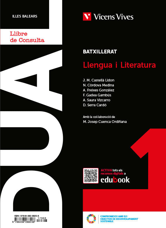 ✅ LLENGUA LITERAT,CATALANES 1ºNB (PACK LA + QA) 22 I AA,VV I VICENS VIVES I 9788468288208