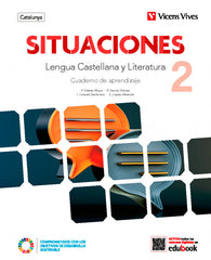 Situaciones 2. Lengua Castellana y Literatura. Cuaderno de aprendizaje. Catalunya. | Varios autores | 9788468293950 (VICENS VIVES)