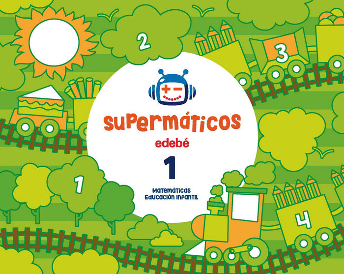 CUAD,MATEMATICAS 1 3AÑOS 1oTRIM, 17 SUPERMATICOS | Varios Autores | 9788468333168 (Edebe)