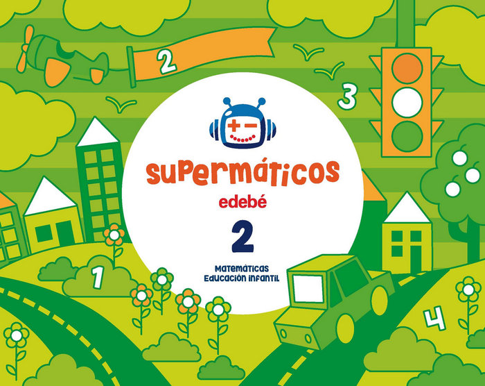 CUAD,MATEMATICAS 2 3AÑOS 2oTRIM, 17 SUPERMATICOS | Varios Autores | 9788468333175 (Edebe)