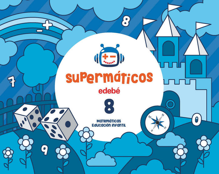 CUAD,MATEMATICAS 8 5AÑOS 2oTRIM, 17 SUPERMATICOS | AA,VV | 9788468333236 (Edebe)