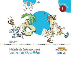 LETRAS DIVERTIDAS CUAD,3 EI 4AÑOS 16 LECTOESCRITURA | AA,VV | 9788469611449 (Bruño)