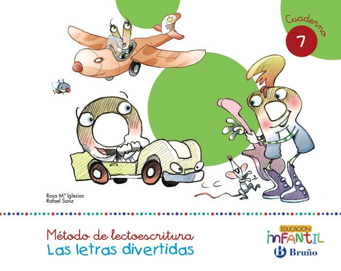 LETRAS DIVERTIDAS CUAD,7 EI 5AÑOS 16 LECTOESCRITURA | AA,VV | 9788469611500 (Bruño)
