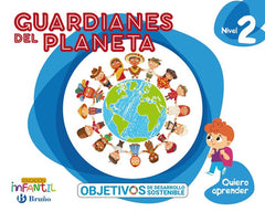 QUIERO APRENDER 2 4AÑOS GUARDIANES PLANETA 20 | AA,VV | 9788469619230 (Bruño)
