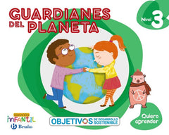 QUIERO APRENDER 3 5AÑOS GUARDIANES PLANETA 20 | AA,VV | 9788469619254 (Bruño)