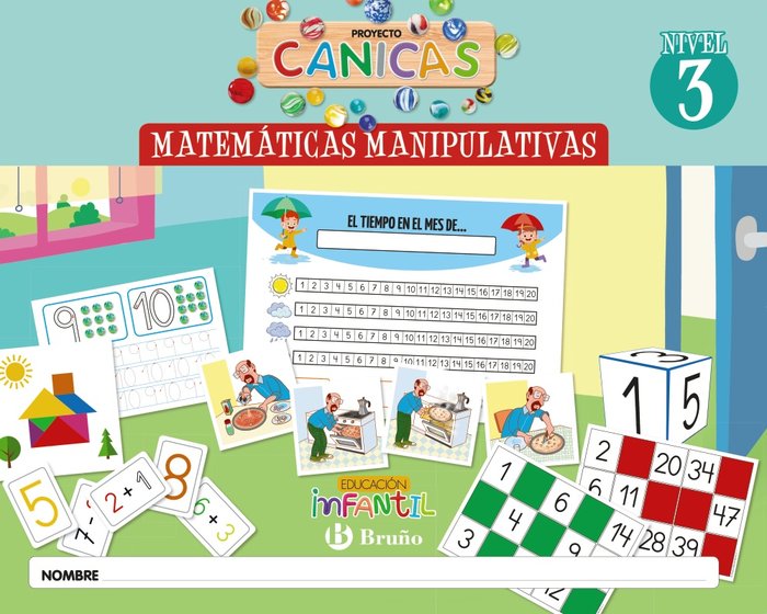 MATEMATICAS 5AÑOS 20 CANICAS | AA,VV | 9788469619315 (Bruño)