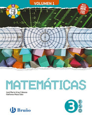 Matemáticas 3ºESO 3 volúmenes Proyecto 5 etapas | Varios autores | 9788469633212 (BRUÑO)