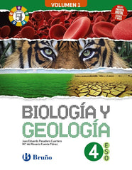 Biología y Geología 4ºESO 3 volúmenes Proyecto 5 etapas | Varios autores | 9788469634066 (BRUÑO)