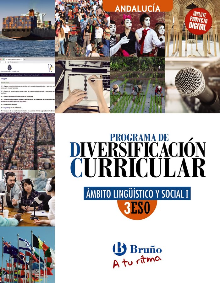 Diversificación Curricular Ámbito Lingüístico y Social 3ºESO | Equipo Bruño | 9788469634608 (BRUÑO)