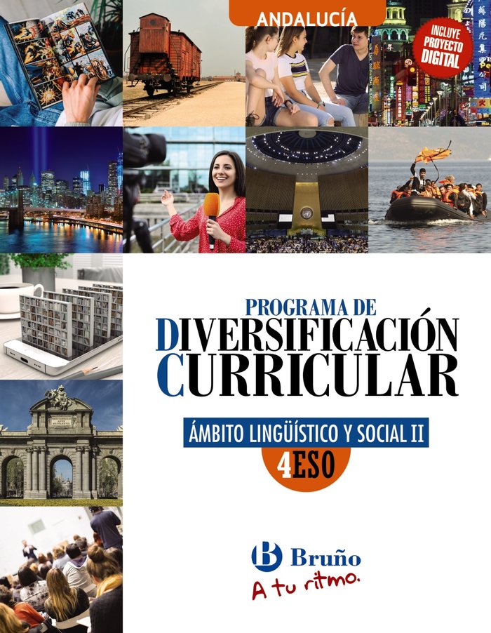 Diversificación Curricular Ámbito Lingüístico y Social 4ºESO | Equipo Bruño | 9788469634646 (BRUÑO)
