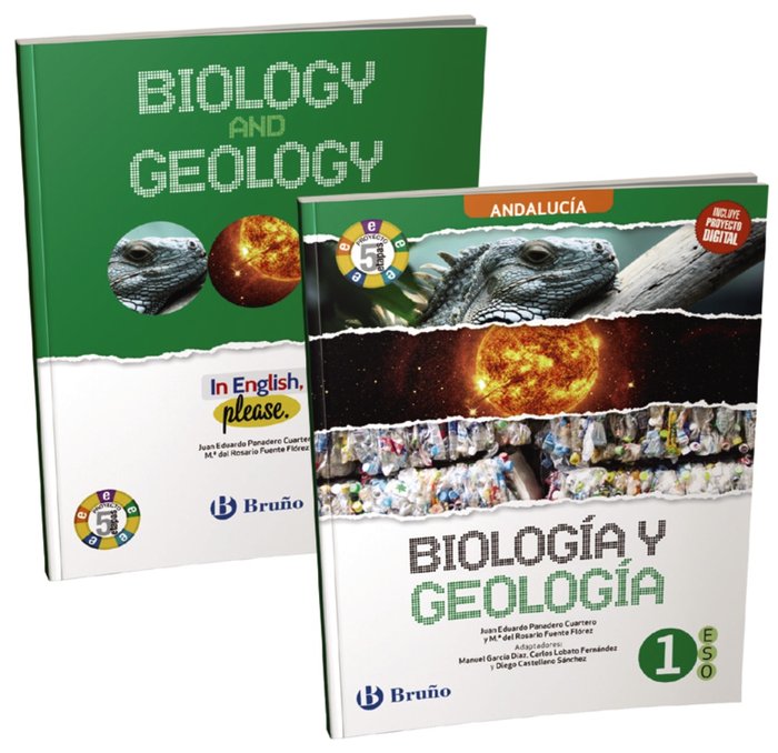 Biología y Geología 1ºESO + In English, please Biology and Geology 1ºESO | Varios autores | 9788469634677 (BRUÑO)