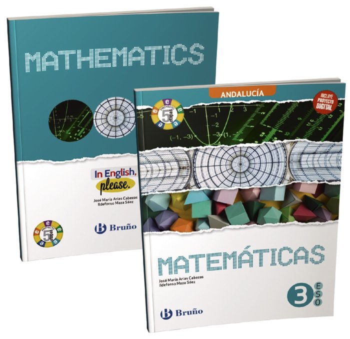 Matemáticas 3ºESO + In English, please Mathematics 3ºESO | Varios autores | 9788469634851 (BRUÑO)