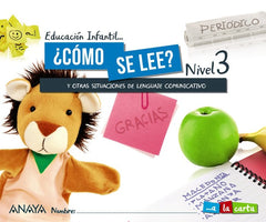LECTOESCRITURA 5 AÑOS COMO SE LEE NIVEL 3 21 A LA CARTA | AA,VV | 9788469876923 (Anaya Texto)