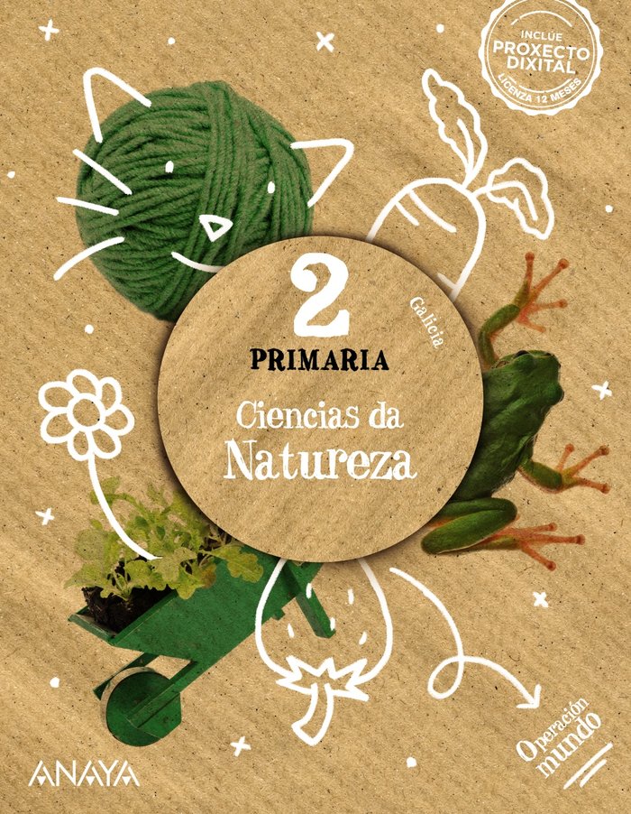 CIENCIAS DA NATUREZA 2º de Primaria GALICIA OPERAC,MUNDO 22 | DORADO NAVARRO, RAQUEL/QUEVEDO BLASCO, V | 9788469895160 (Anaya Texto)