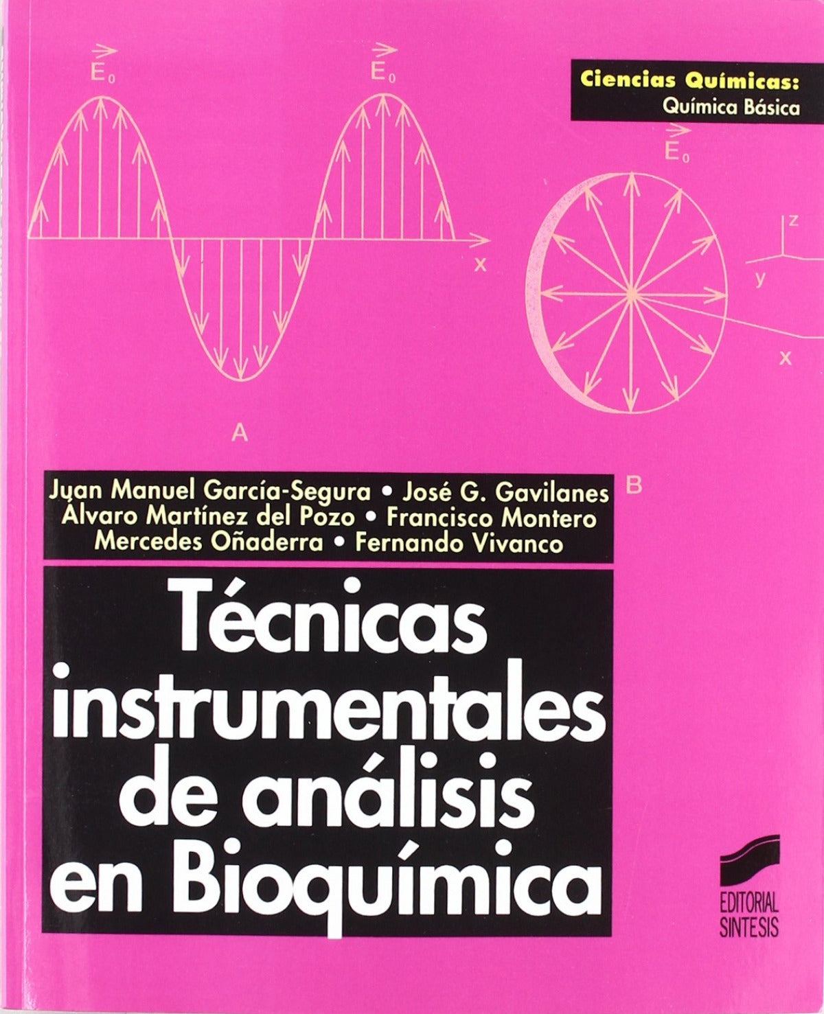 TECNICAS INST. DE ANALISIS EN BIOQUIMICA - VV.AA. SINTESIS EDITORIAL 1996 - 9788477384298
