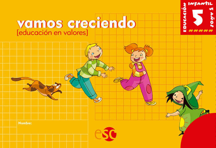 VAMOS CRECIENDO 5 AÑOS EDIVAR11E | AA,VV | 9788480772600 (Social Y Cultural)