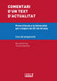 Comentari D´un Text D´actualitat (Tandem) - 9788481319866