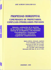 PROPIEDAD HORIZONTAL COMUNIDADES DE PROPIETARIOS COMPLEJO - 9788481554755