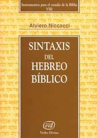 SINTAXIS DEL HEBREO BIBLICO - 9788481694796