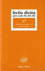 LECTIO DIVINA PARA CADA DIA DEL AÑO PROPIO DE LOS SANTOS - 9788481695526