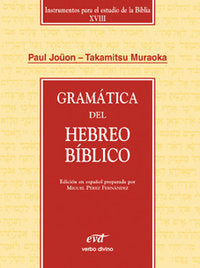 GRAMATICA DEL HEBREO BIBLICO - 9788481697223