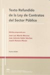 TEXTO REFUNDIDO LEY DE CONTRATOS SECTOR PUBLICO 4ªED - 9788483335703