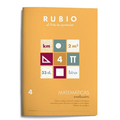 CUADERNO MATEMATICAS 4 RUBIO EVOLUCION SISTEMA METRICO DECI - 9788485109838