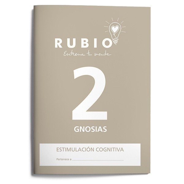 ENTRENA TU MENTE GNOSIAS 2 ADULTOS ESTIMULACION COGNITIVA | AA,VV | FUNDACION CUADERNOS RUBIO | 9788489773325