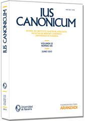 IUS CANONICUM VOL 53 Nº105 2013 - 9788490146194