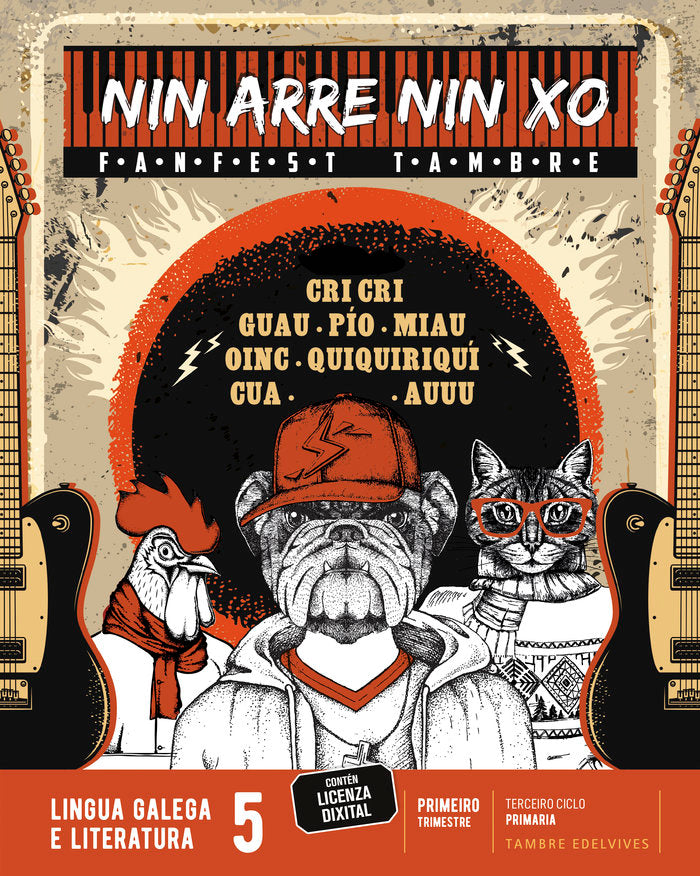 Proxecto: FanFest. Lingua Galega e Literatura 5. Trimestres | Rinoceronte Editora | 9788490464212 (Tambre Edelvives)